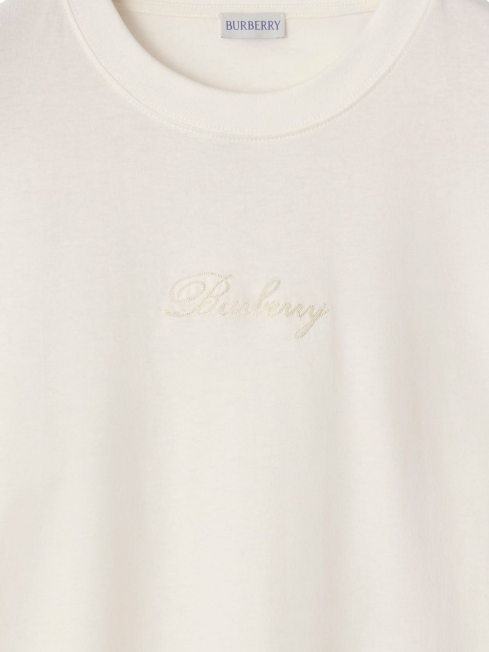 Check Cursive Logo T-shirt