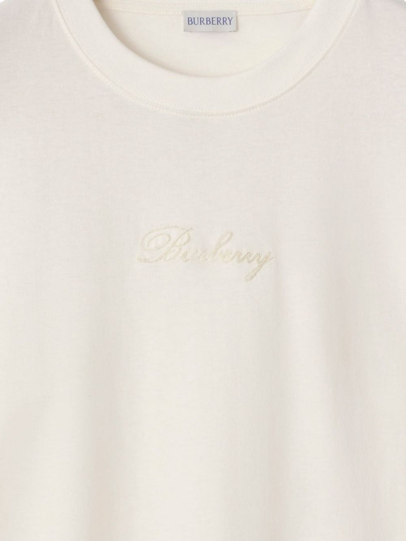 Check Cursive Logo T-shirt