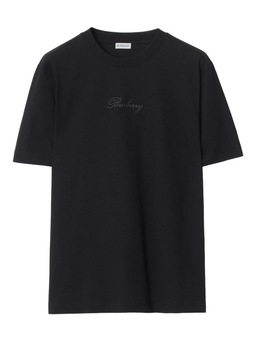 Check Cursive Logo T-shirt