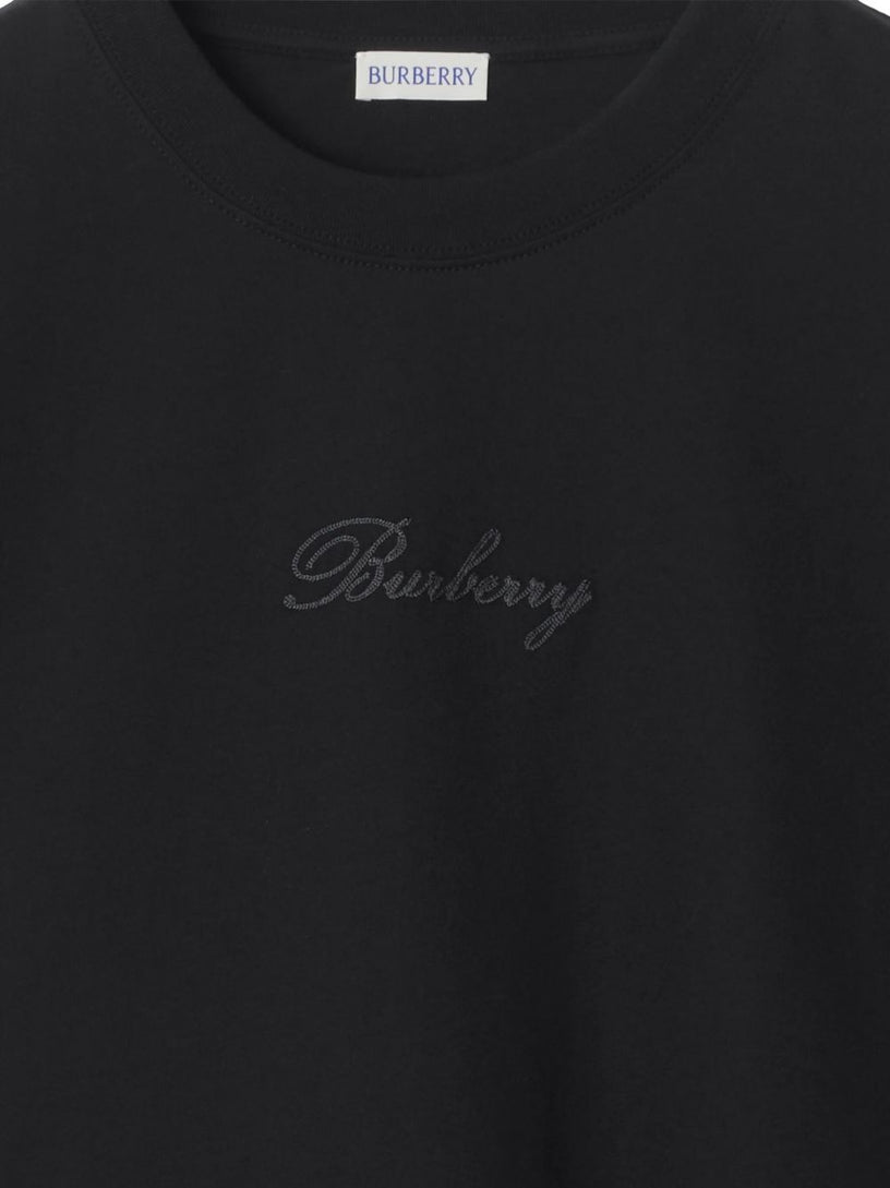 Check Cursive Logo T-shirt