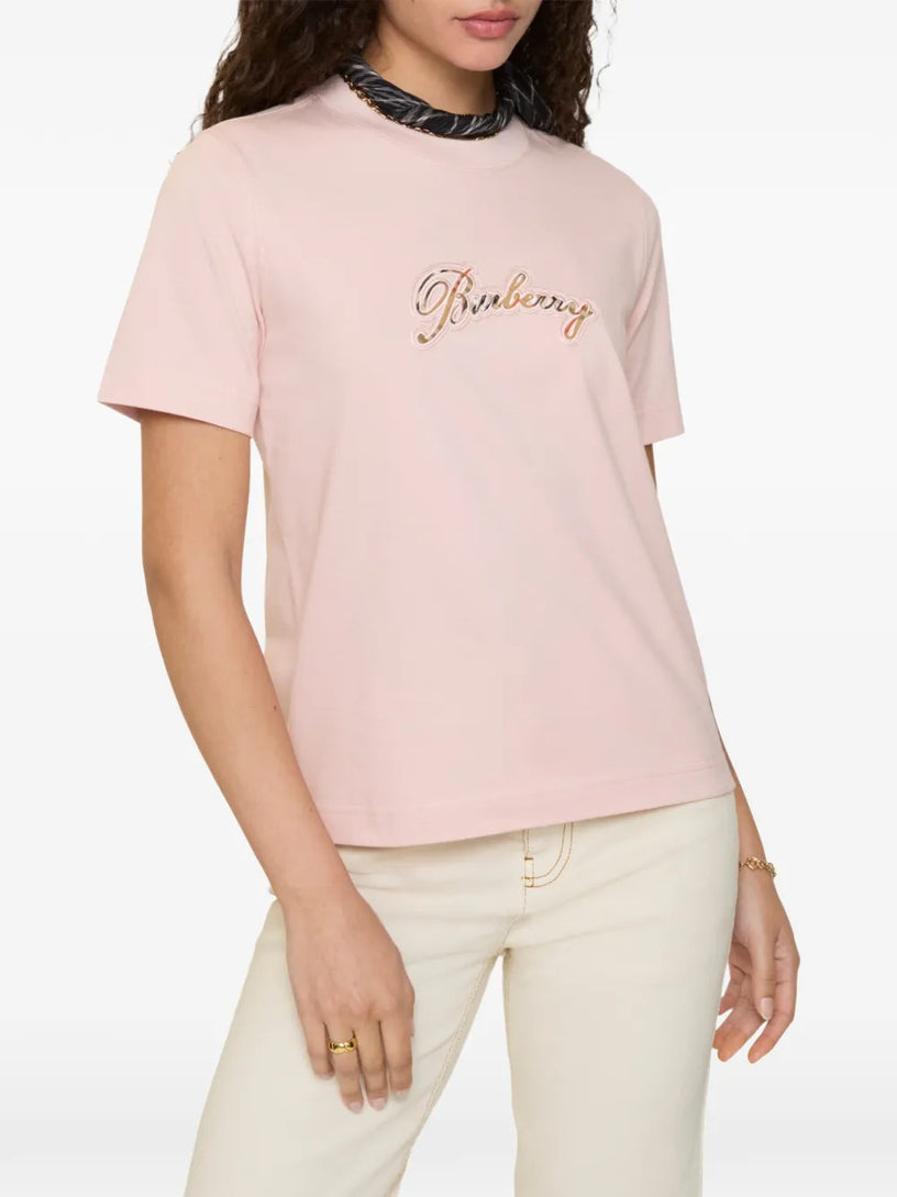 T-shirt with Check cursive logo
