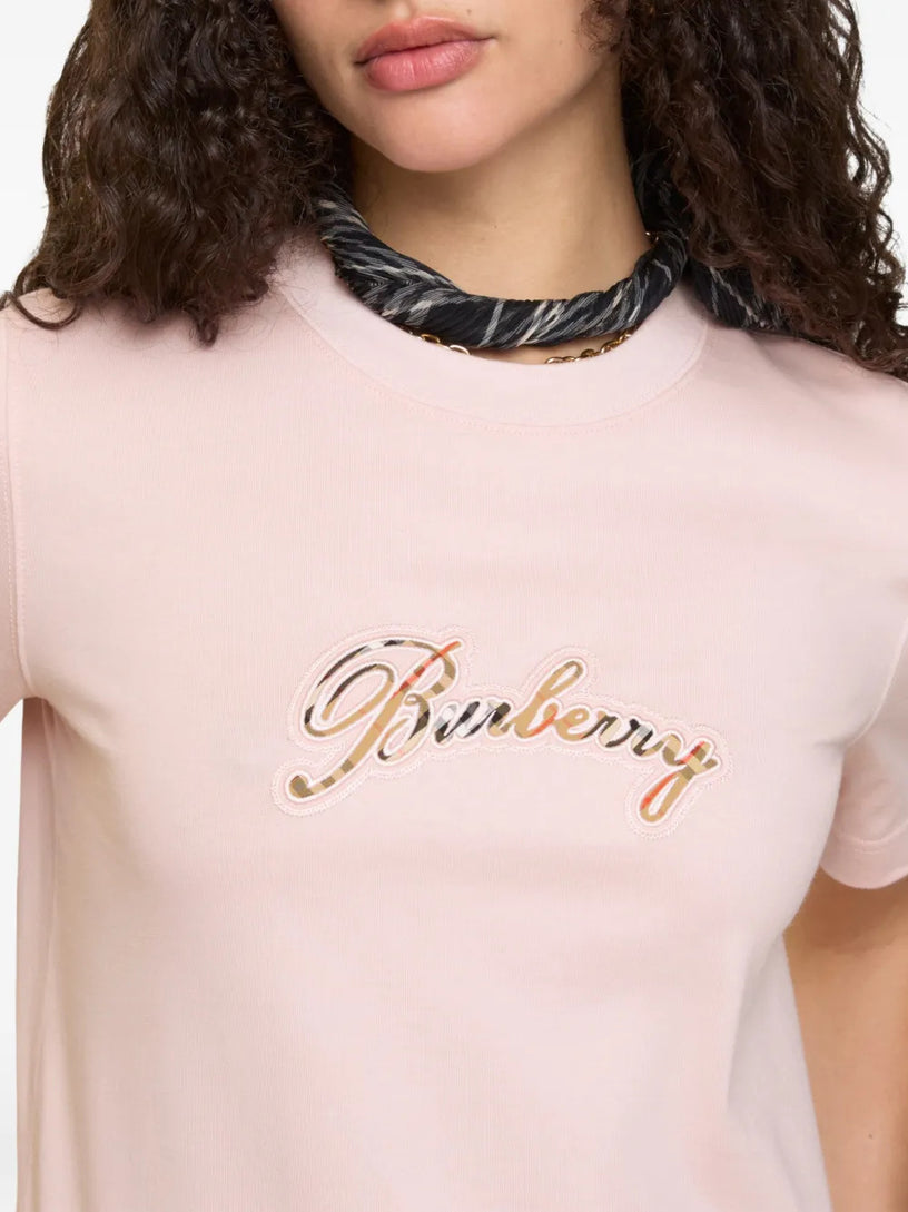 T-shirt with Check cursive logo