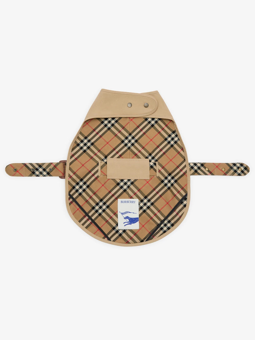 Gabardine dog coat