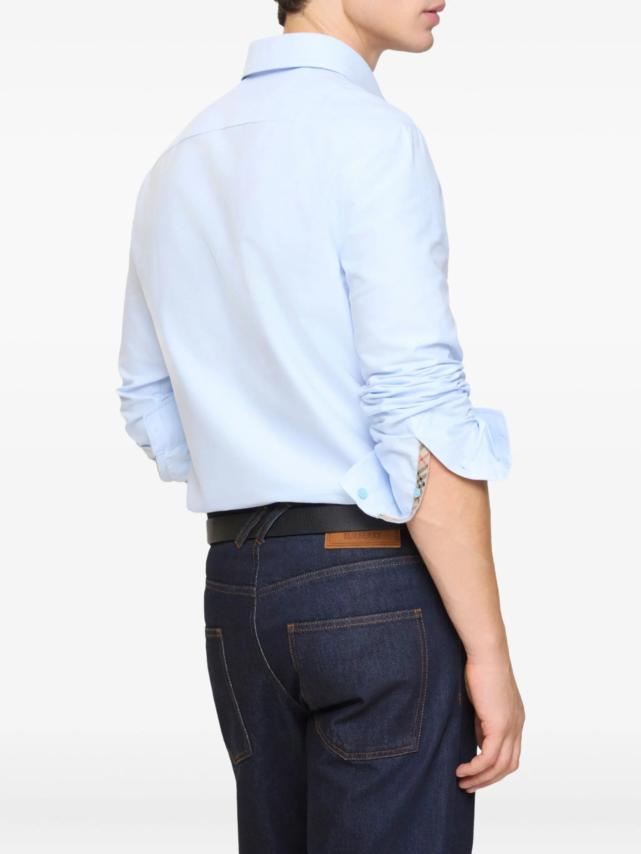 Oxford Shirt Burberry Azzurro | Grifo210