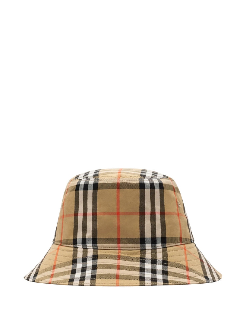 Cappello da pescatore in cotone Check