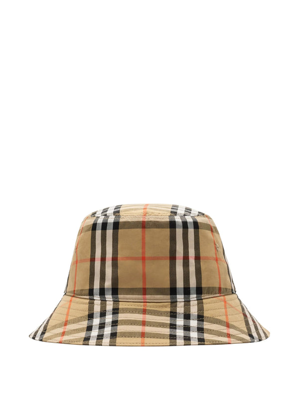 Cappello da pescatore in cotone Check