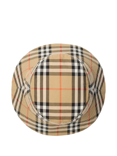 Cappello da pescatore in cotone Check