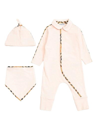 Stretch Cotton Three-piece Baby Gift Set
