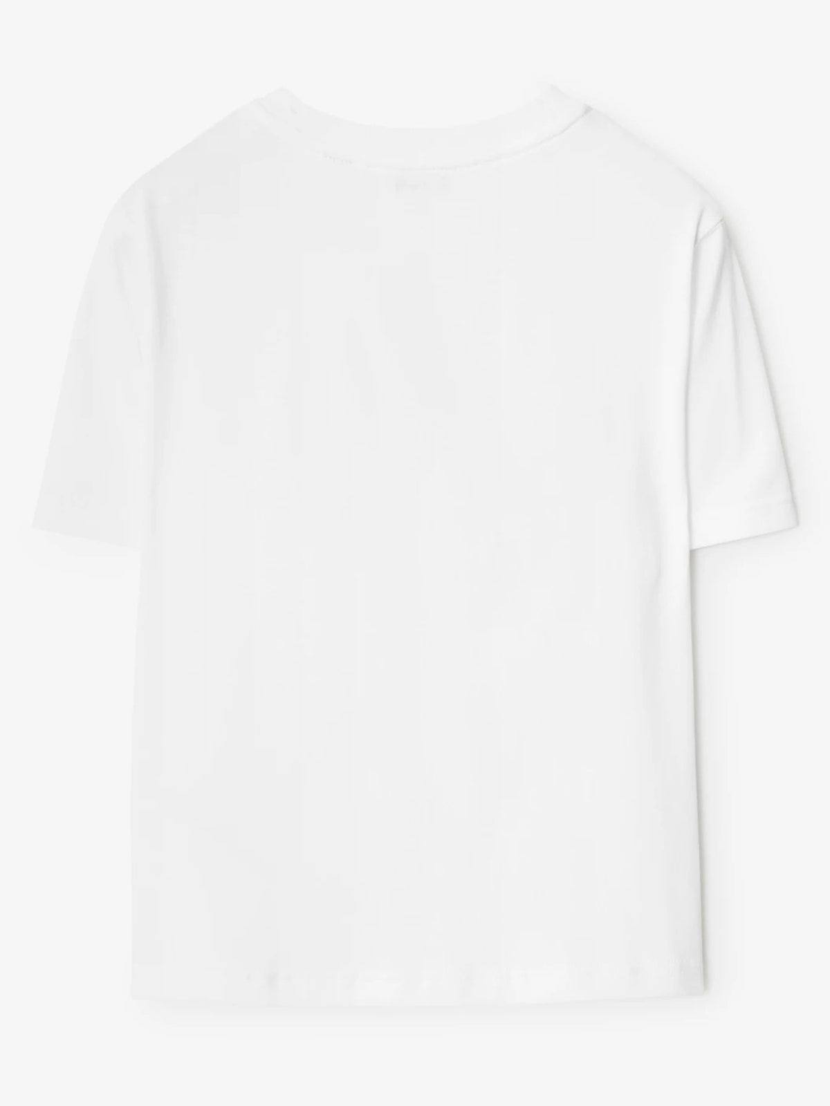 Check cotton T-shirt with EKD