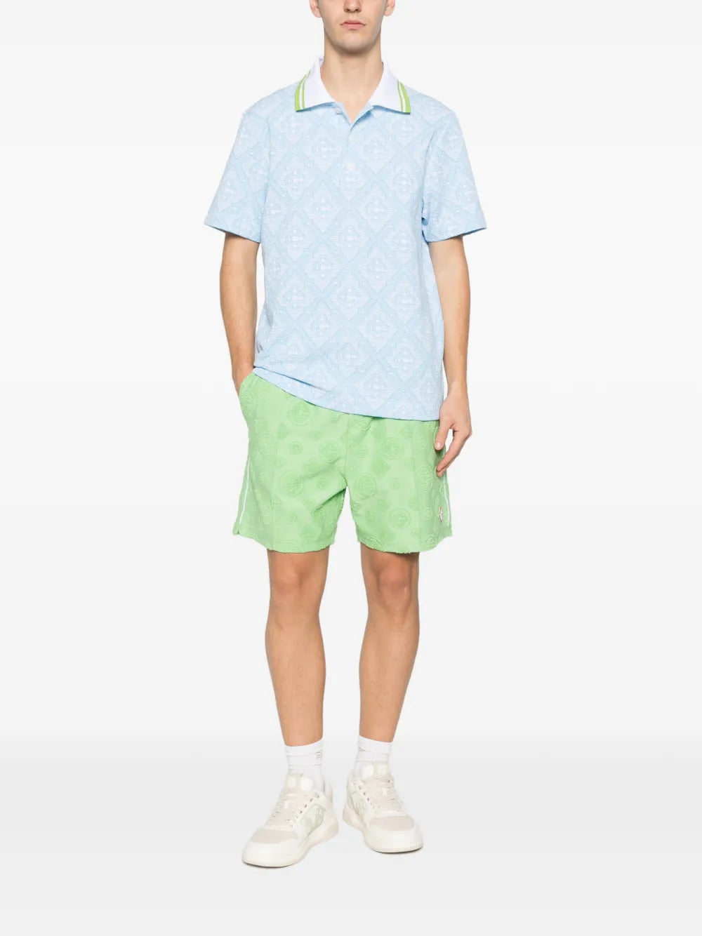 Jacquard polo