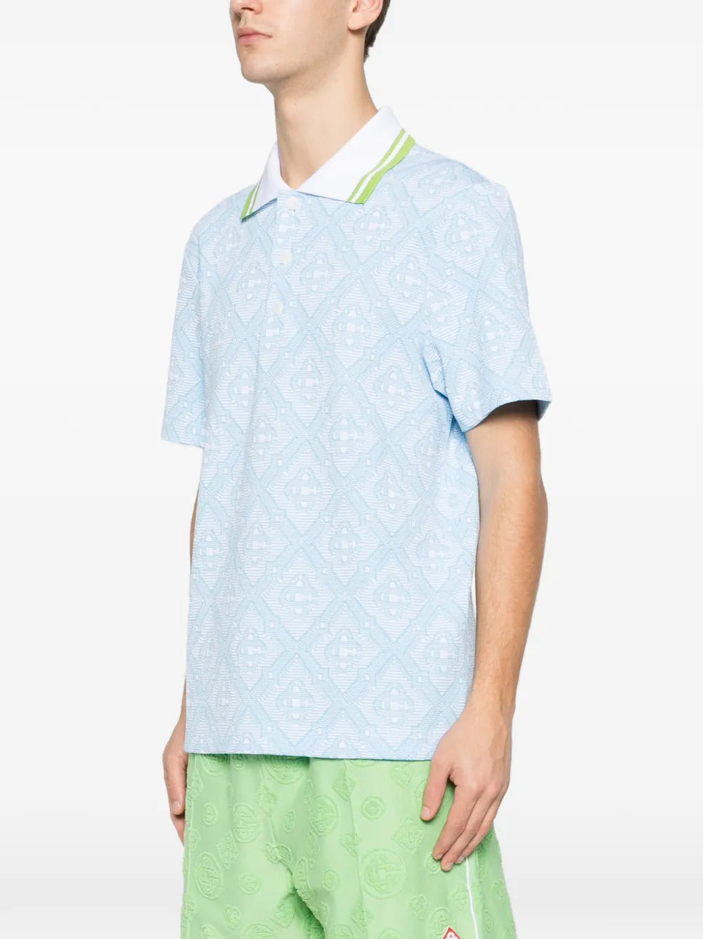 Jacquard polo