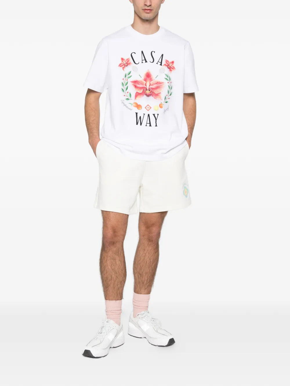 Orchid graphic classic T-shirt