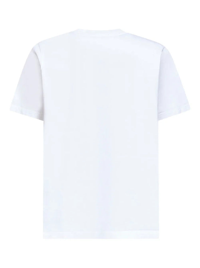 Volcano-print logo T-shirt