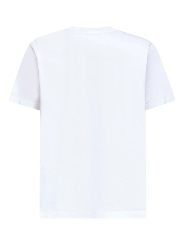 Volcano-print logo T-shirt