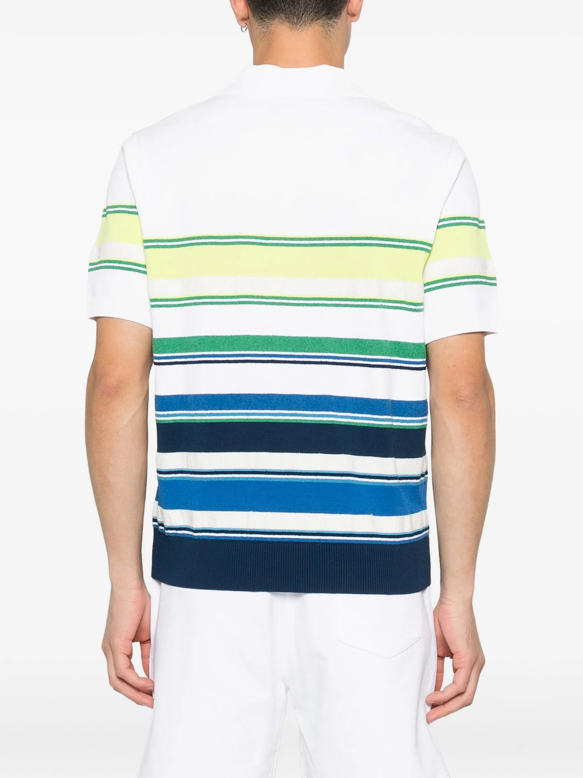Striped polo shirt