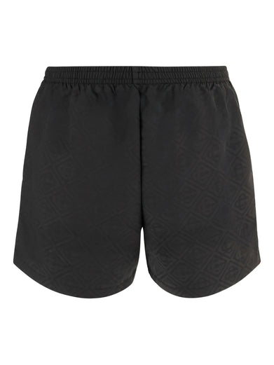 Logo-patch swim shorts