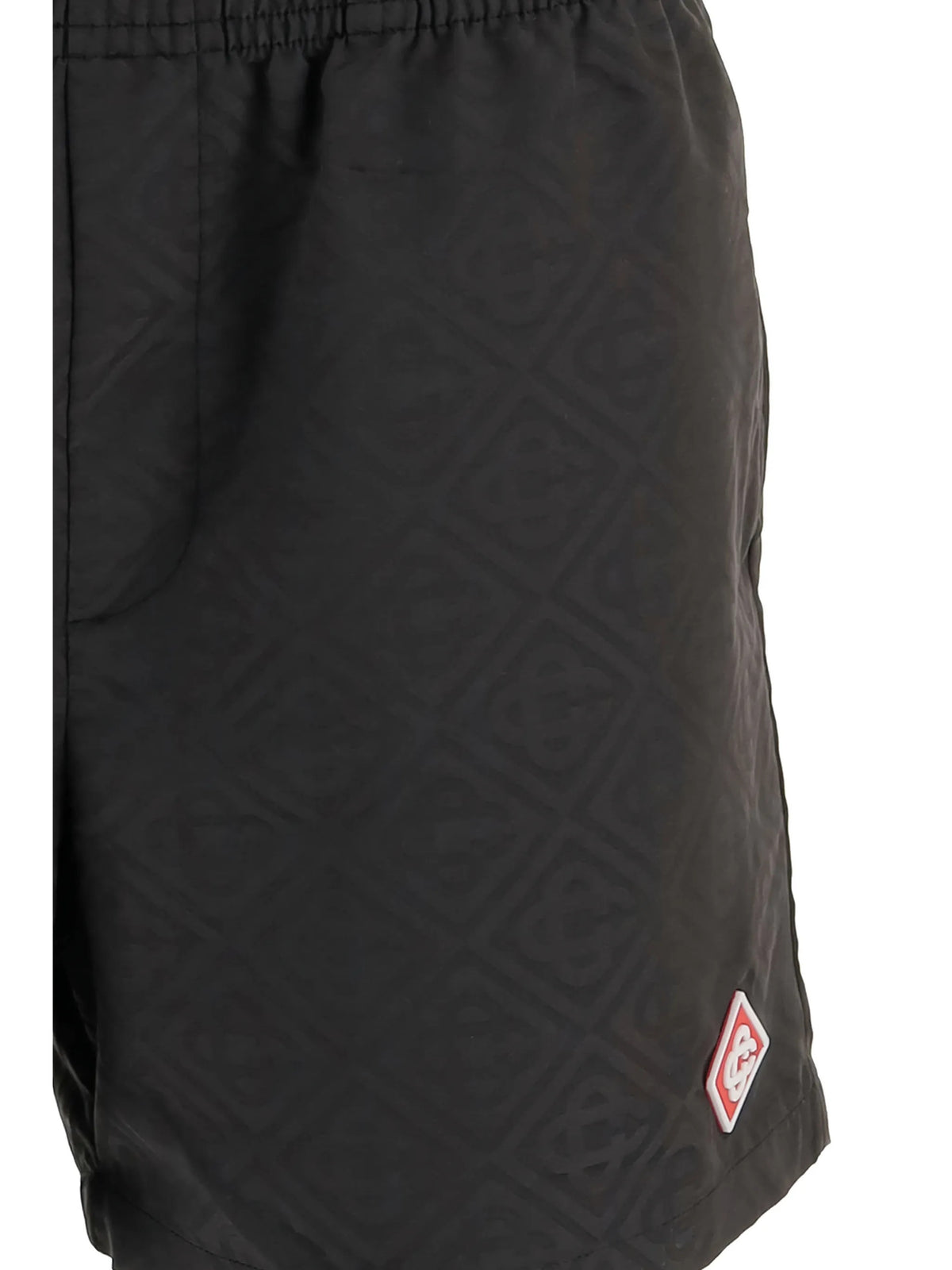 Logo-patch swim shorts