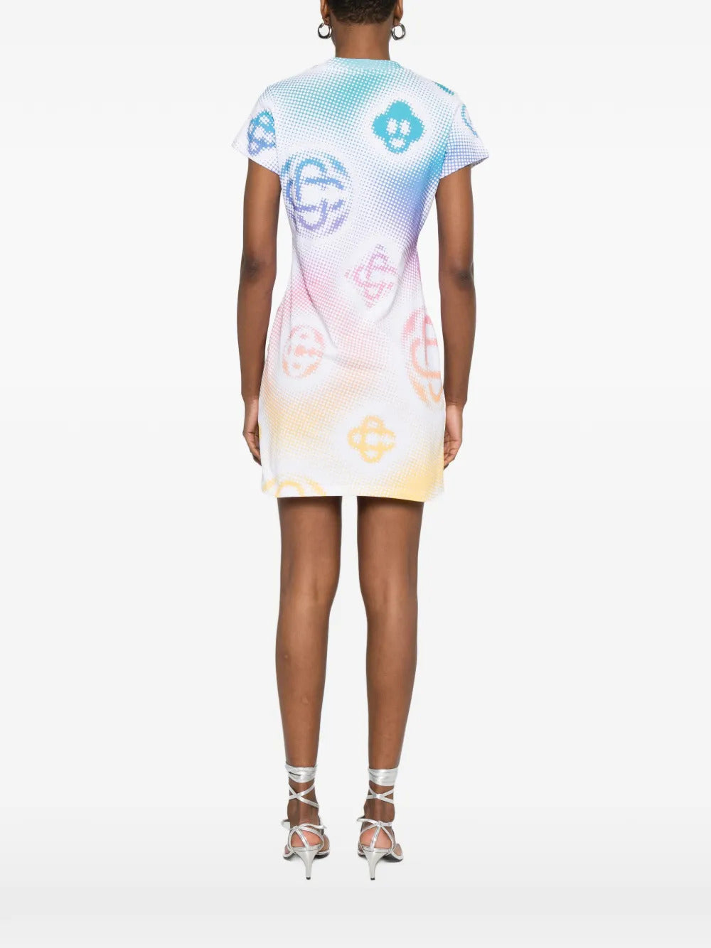 Halftone Logo T-Shirt Dress