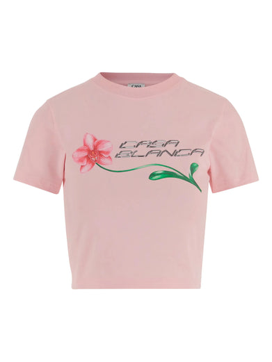 Orchid Logo Cropped Baby Tee