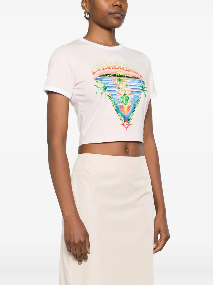 Innocence triangle baby tee