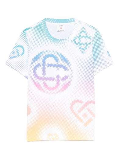 Halftone fitted T-shirt