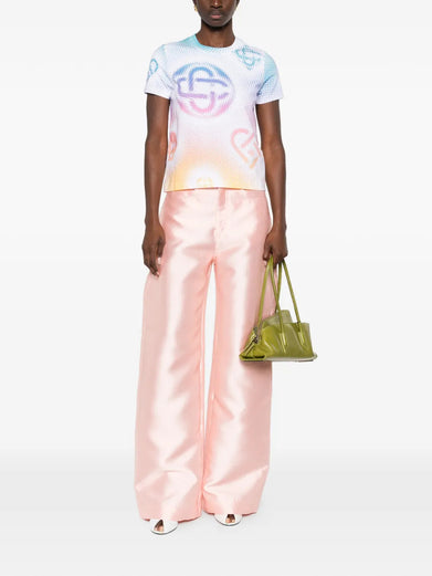 Halftone fitted T-shirt