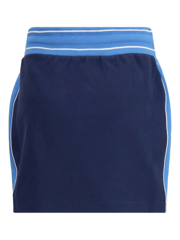 Drawstring mini skirt
