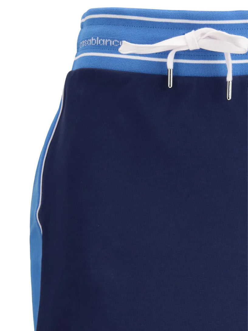 Drawstring mini skirt