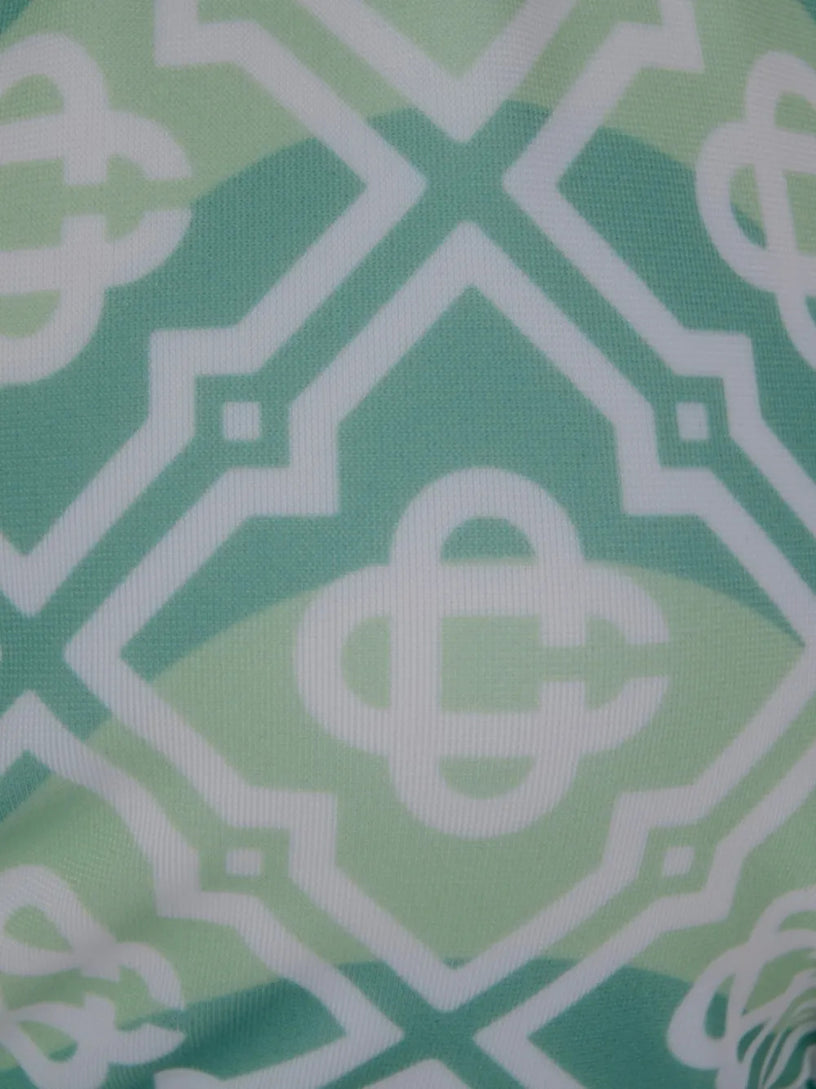 Monogram bikini top