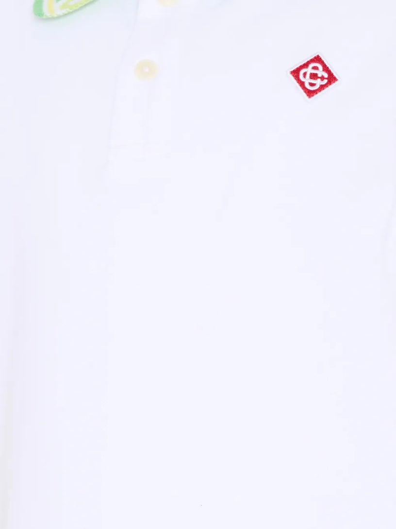 Short-sleeve logo-detail polo shirt