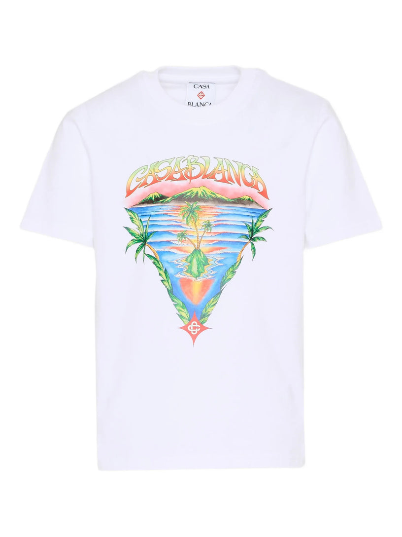 Short-sleeve graphic-print T-shirt