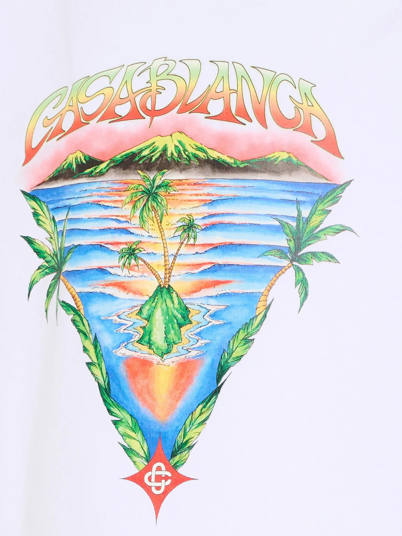 Short-sleeve graphic-print T-shirt