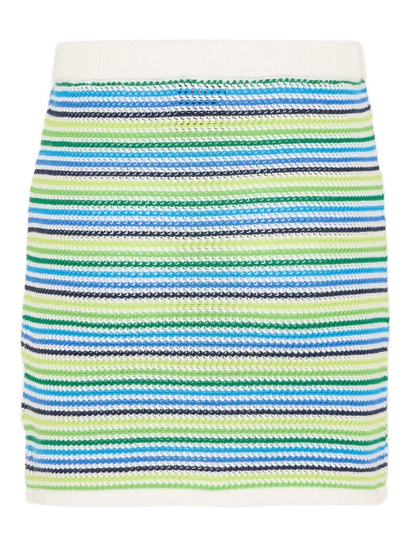 Cotton stripe skirt