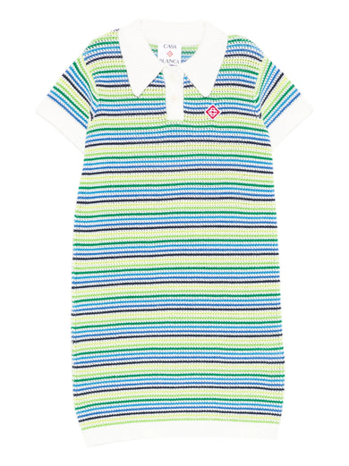 Striped polo dress