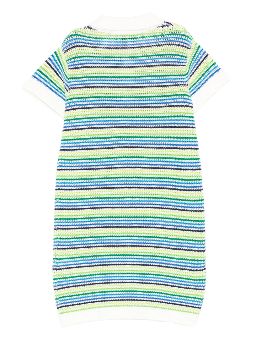 Striped polo dress
