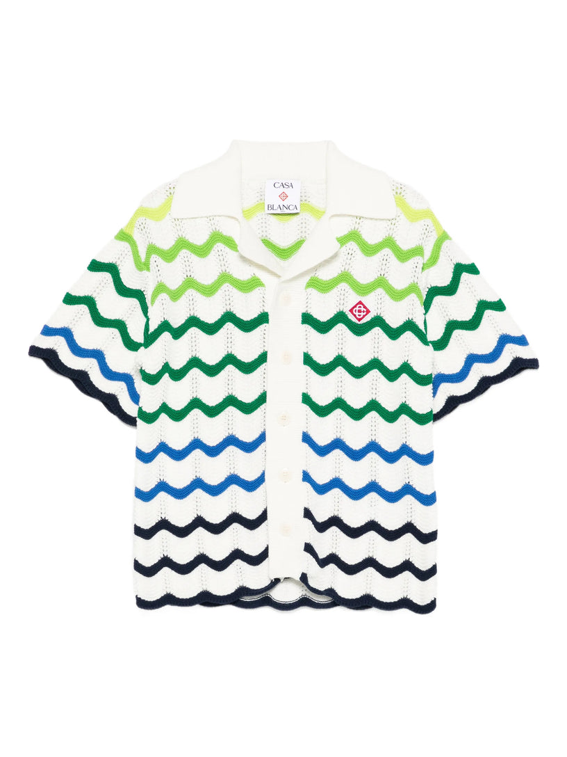 Gradient-wave shirt