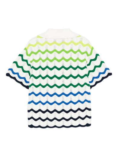 Gradient-wave shirt