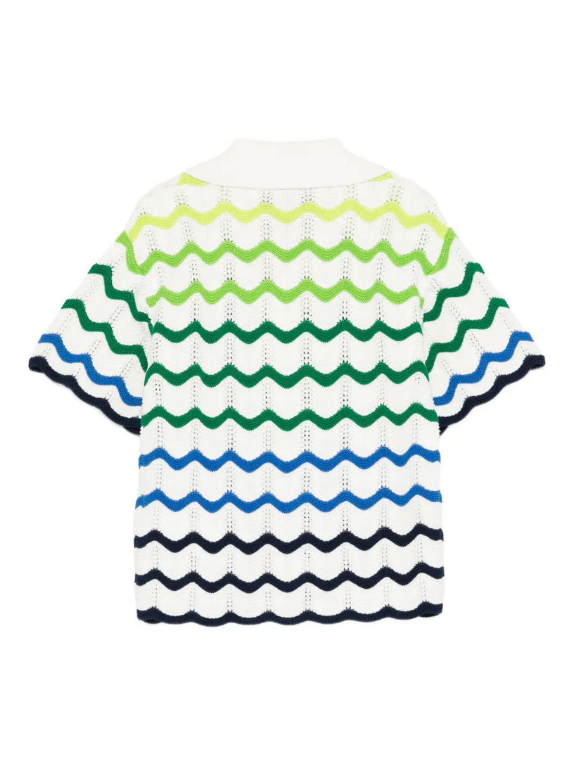 Gradient-wave shirt
