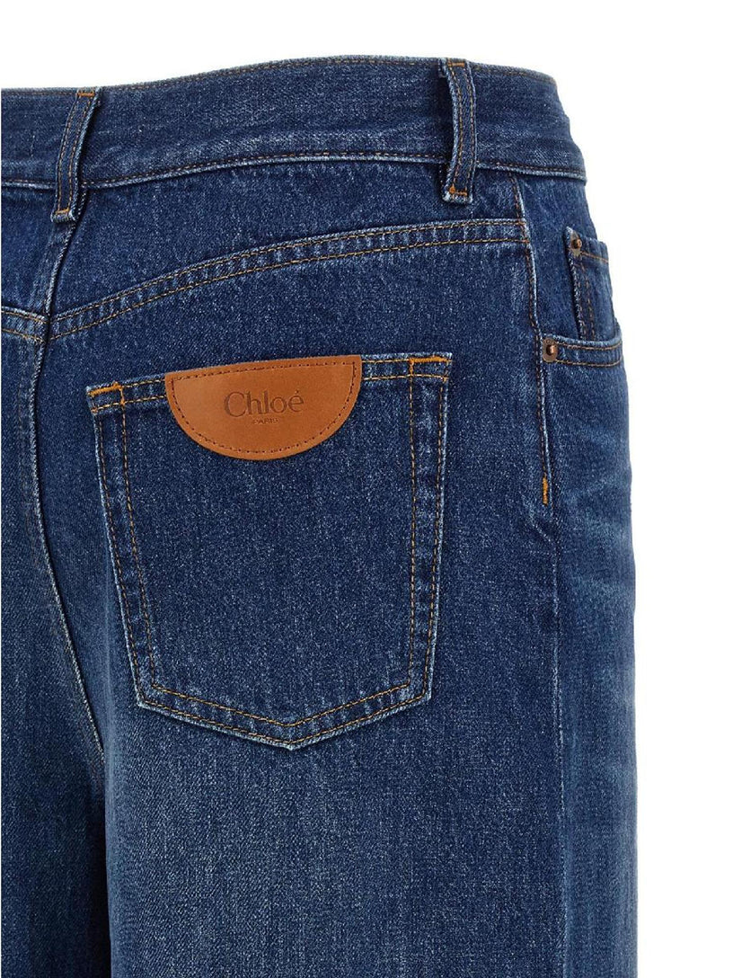 Wide leg jeans