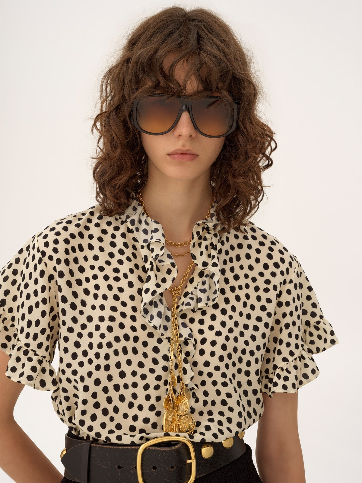 Ruffled top