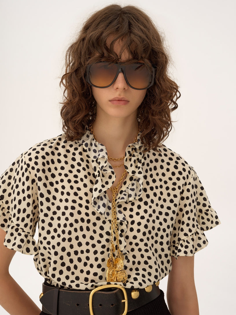 Ruffled top