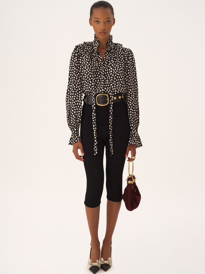 Ruffled blouse
