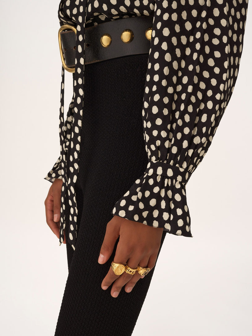 Ruffled blouse