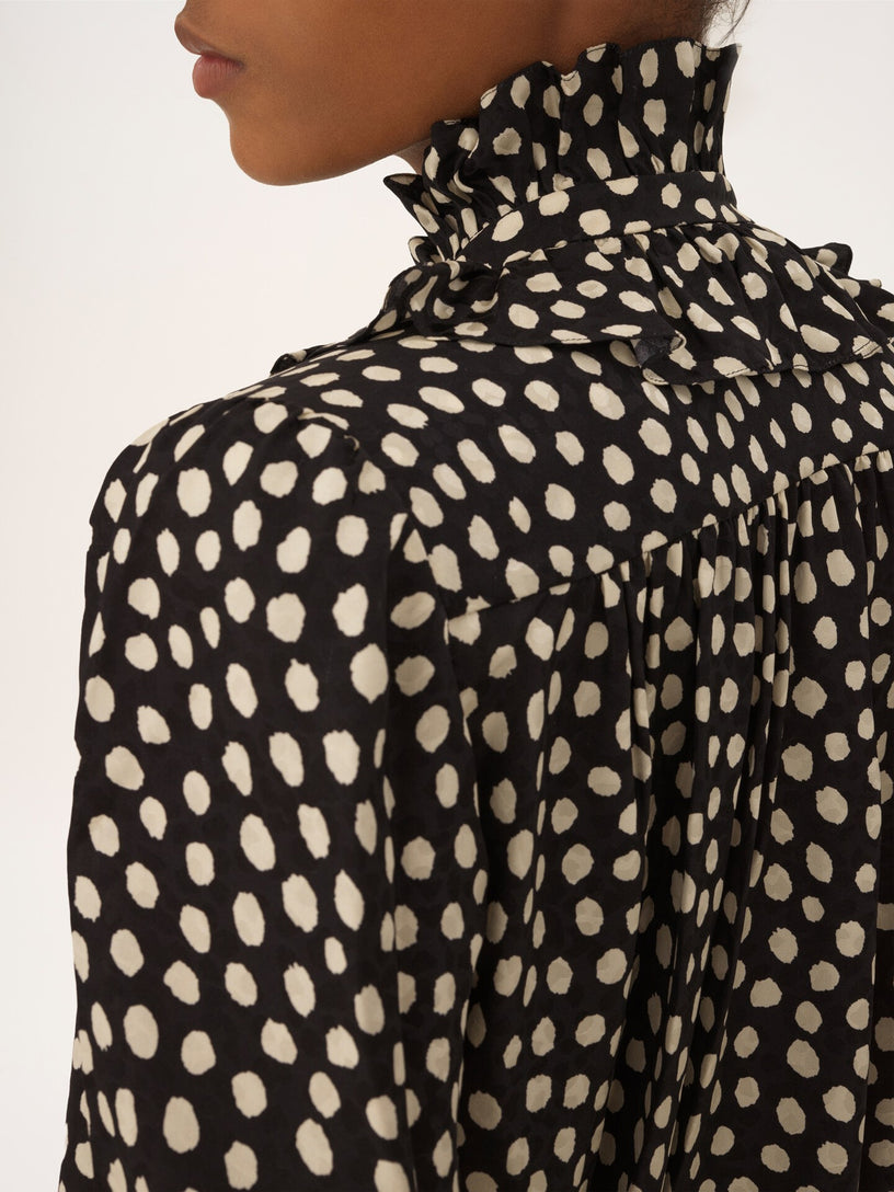 Ruffled blouse
