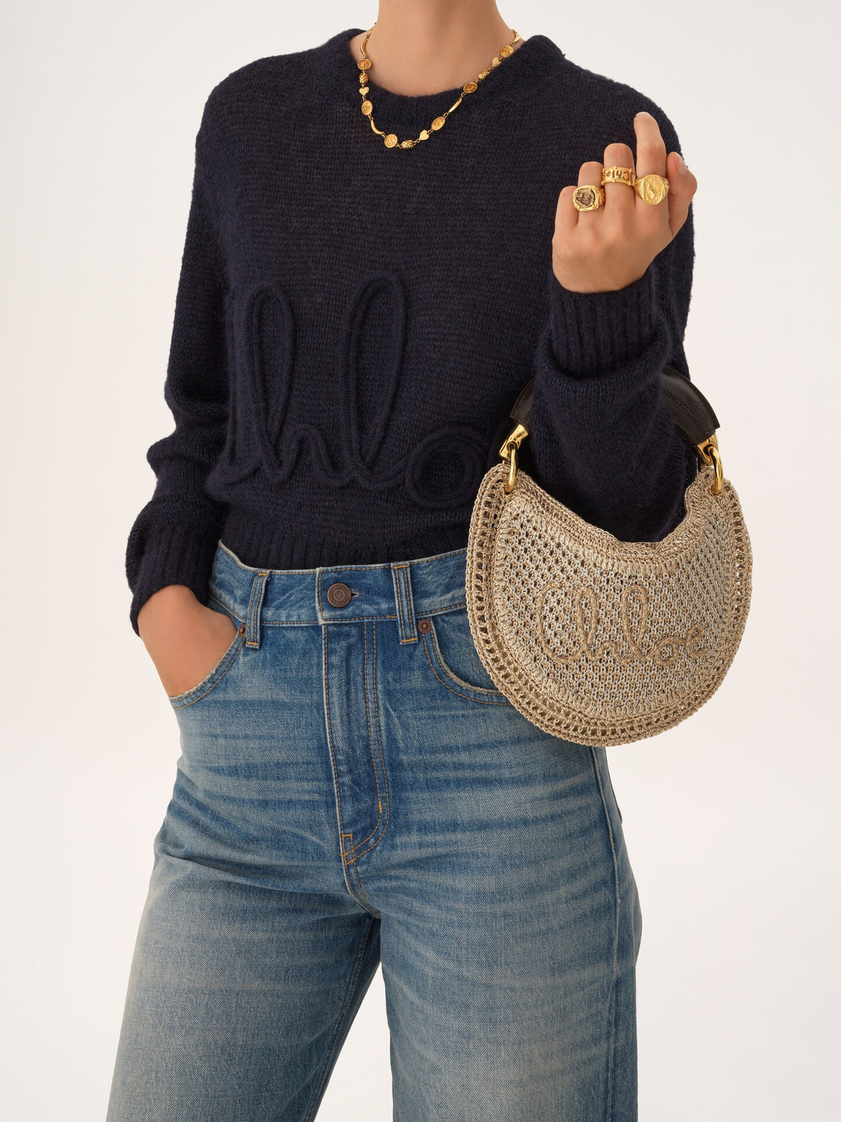 Mini Summer Banana hobo bag