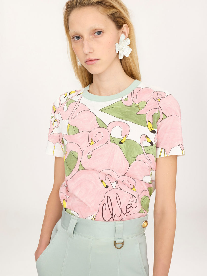 Baby fit T-shirt with logo in cotton jersey