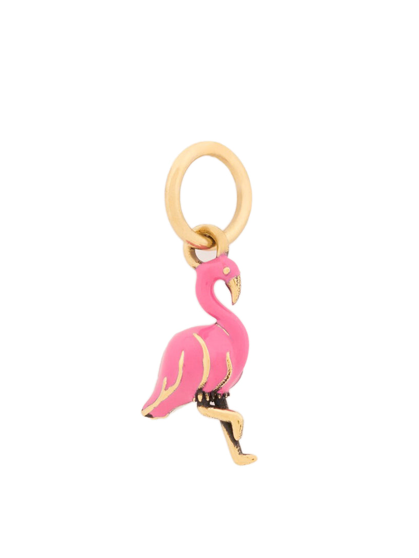 Flamingo Charm in Brass