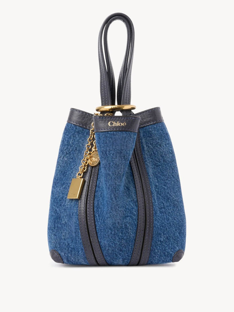 Chloé Spin small denim tote bag