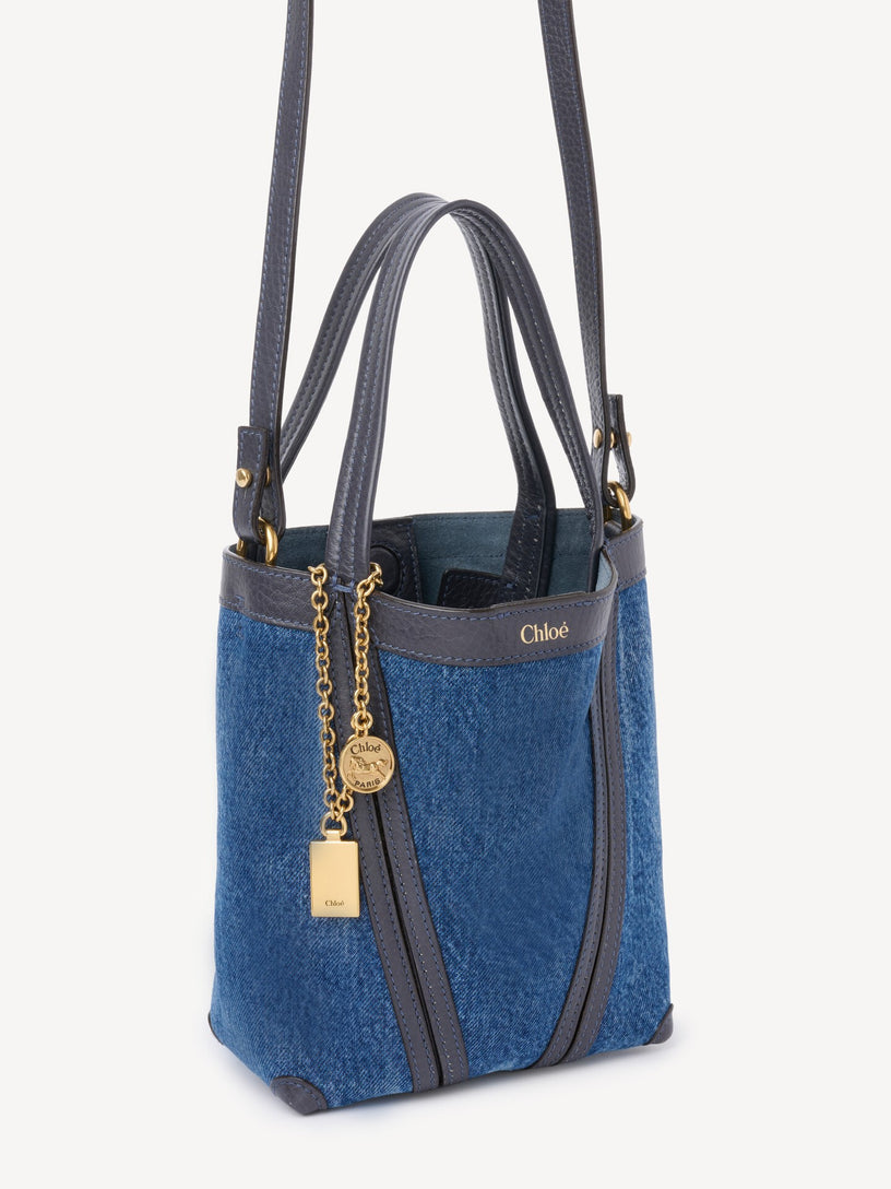 Chloé Spin small denim tote bag