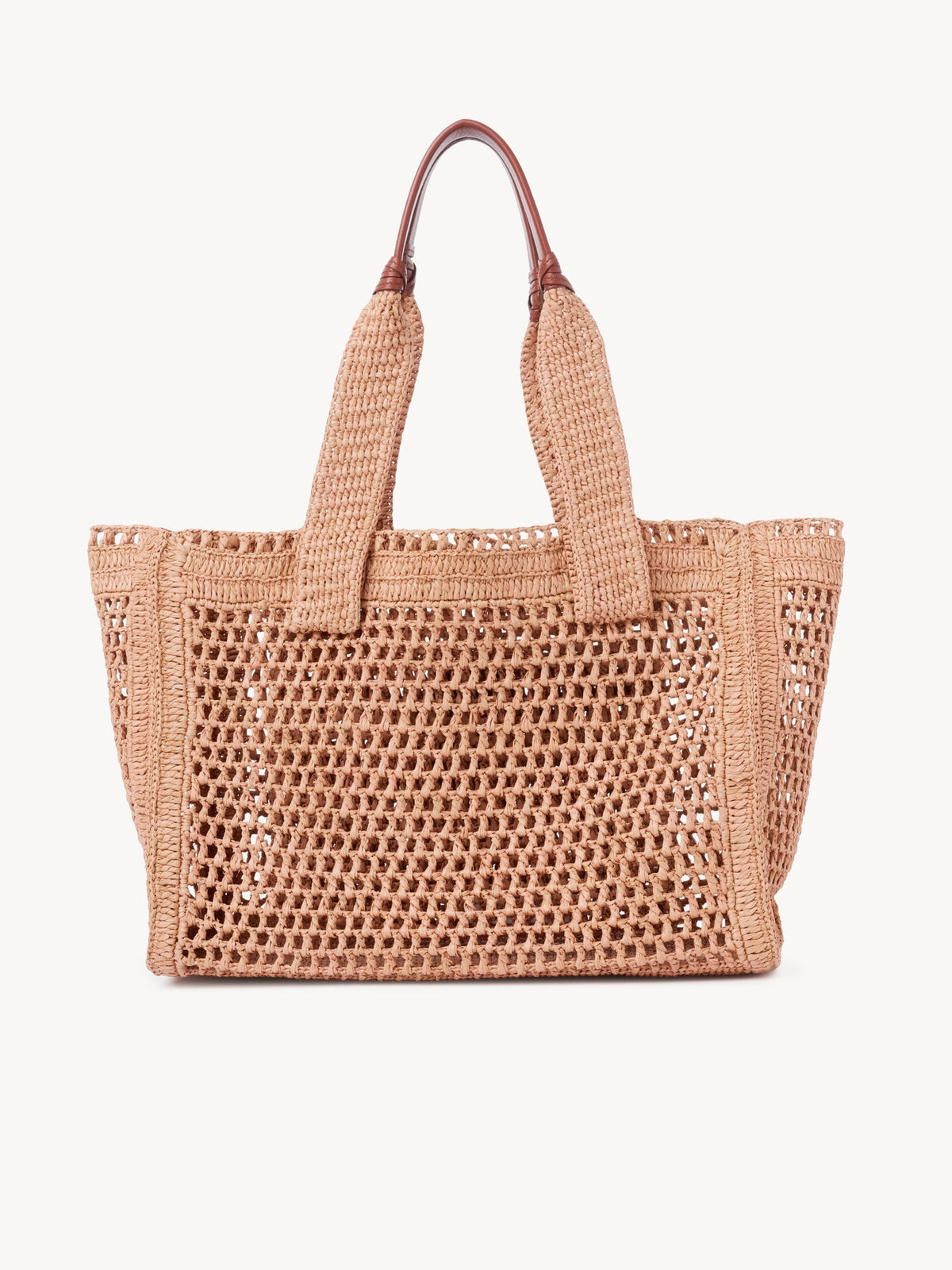 East-West Summer Banana Raffia Tote Bag